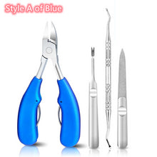 Load image into Gallery viewer, Toe Nail Clippers Nail Correction Thick Nails Ingrown Toenails Nippers Cutters Dead Skin Dirt Remover Pedicure Care Tool 2021