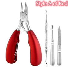 Load image into Gallery viewer, Toe Nail Clippers Nail Correction Thick Nails Ingrown Toenails Nippers Cutters Dead Skin Dirt Remover Pedicure Care Tool 2021